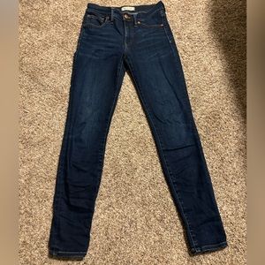 Madewell dark wash jeans